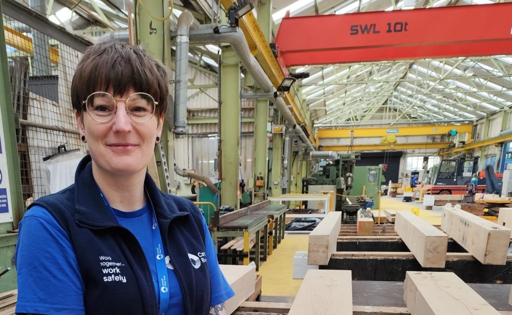 Elizabeth Clewley - an apprentice lock gate technician at Canal and River Trust.
