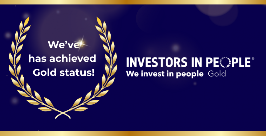 Train'd Up team celebrating Investors in People Gold accreditation